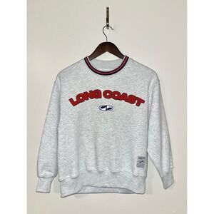 Zara Kids NWOT Long Coast Grey Heathered Sweatshirt Pullover Crewneck Size 9-10